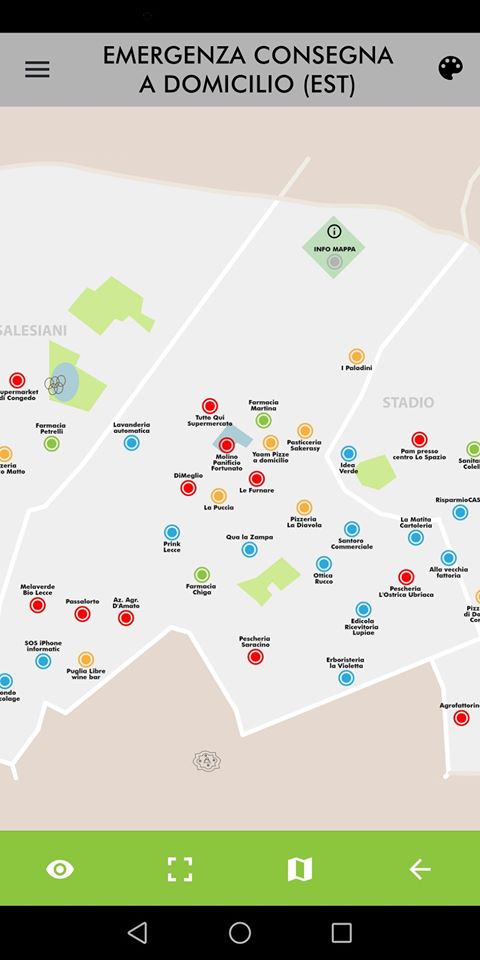 mappa emergenza est